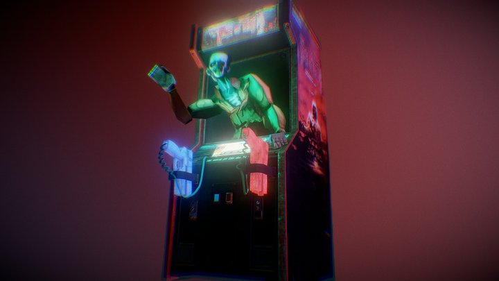 The House of the Dead Arcade cabinet 3D Model