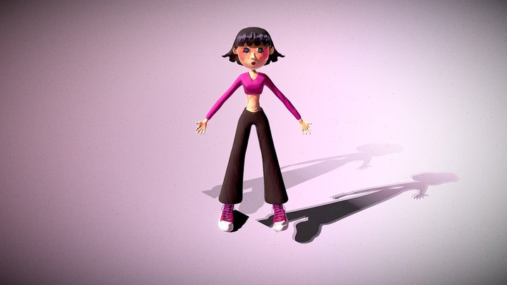 Jen Dancing 3D Model