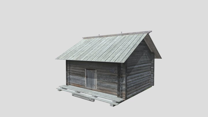 Амбар хлебный 3D Model