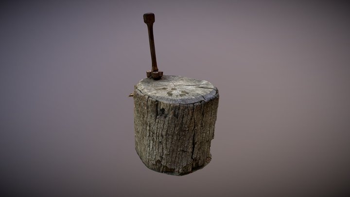 Billot et Coin 3D Model