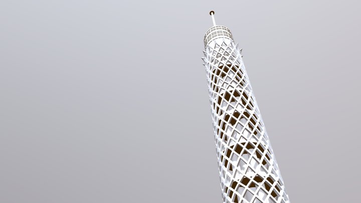 Cairo Tower 3D Model