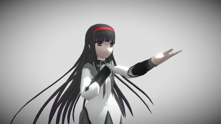 曉美焰 3D Model