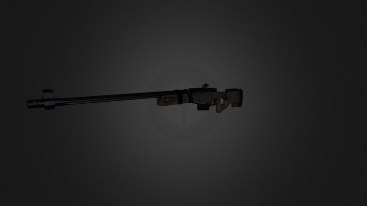 Accurcy International Arctic Warfare 3D Model