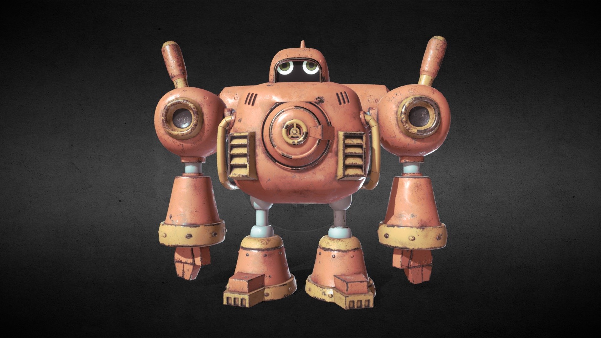 Guardromon - 3D model by Lucy Lee (@lucylee4348_) [e043f7f] - Sketchfab