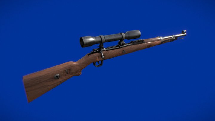 Mauser Karabiner 98 - KAR98k 3D Model