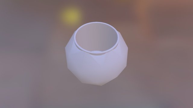 Geometric Planter 3D Model
