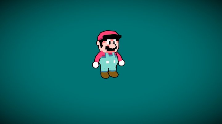 Mario (Super Mario World) 3D Model