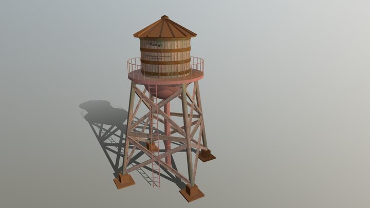 Cisterna D'acqua 3D Model