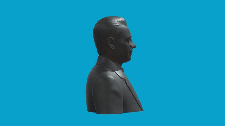person in formal attire 3D Model