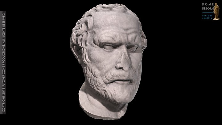 3D rendering of Demosthenes