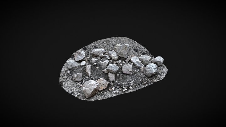 Photo Scan: Stone Pile 3D Model