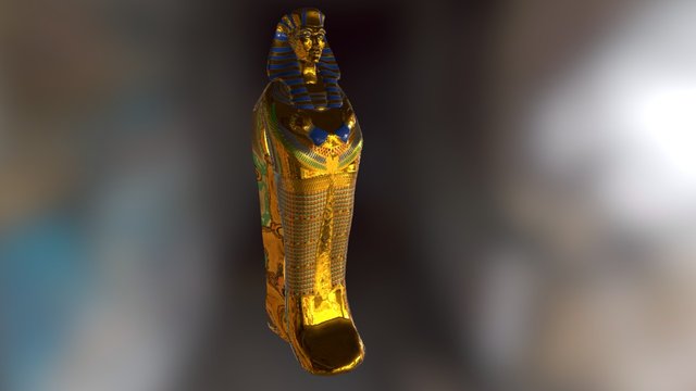 Nefertiti Sarcophagus 3D Model