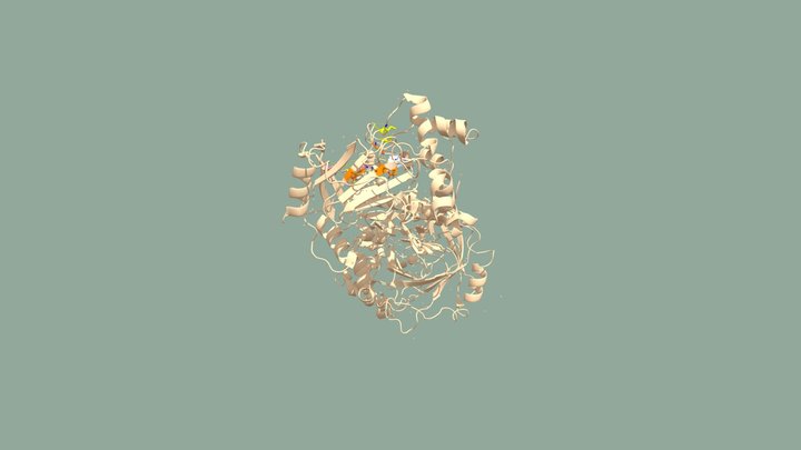 JMJD2A 3D Model