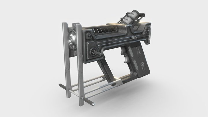 Sci-fi Gun / Tool 3D Model