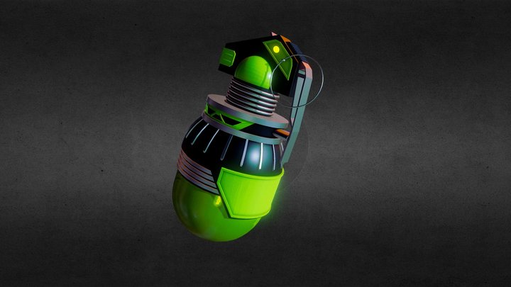 Grenade 3D Model