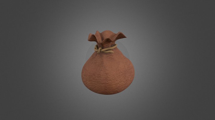 Leather bag 3D Model