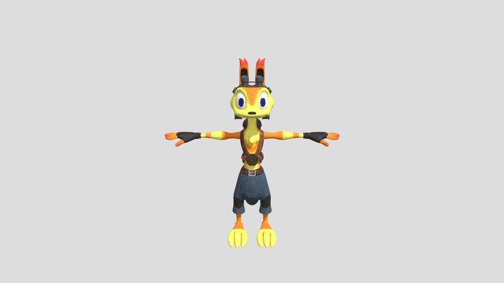 DAXTER BAKE (CLOTHES ONLY) 3D Model