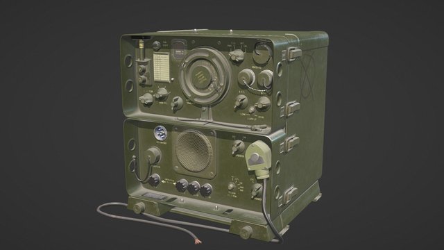 Military Radio 3D Model