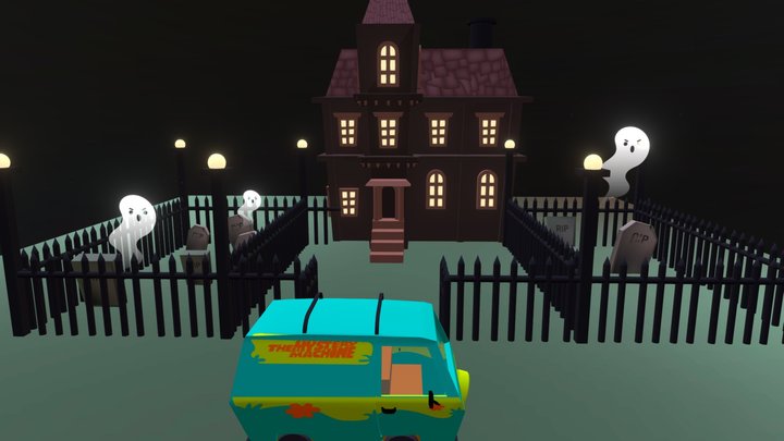 Haunted Mansion 3D Model