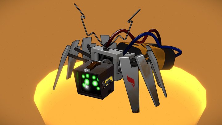 SpiderBot 3D Model