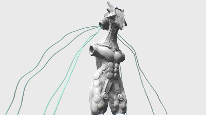 OrganicObject_3_Part2 3D Model