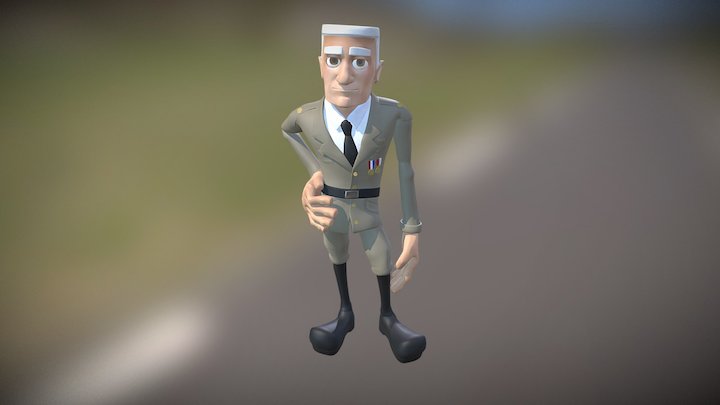 Senior Film - Past Character 3D Model