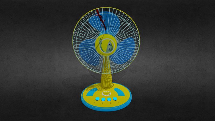 电风扇 3D Model