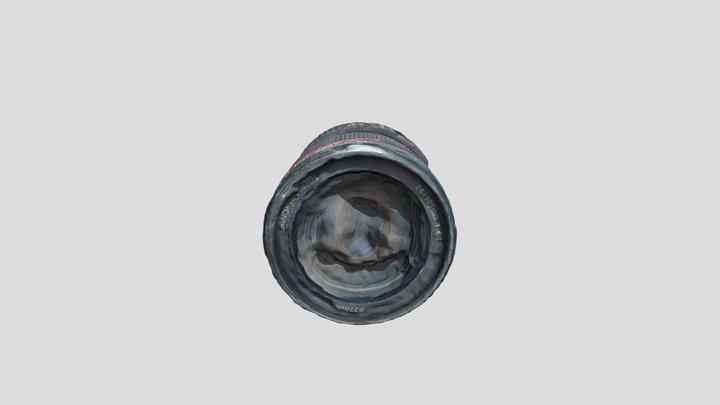 Canon 5D MKIII Lens 3D Model