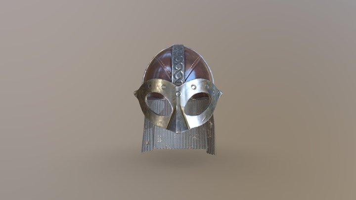 10019 - Vikings Helmet 3D Model