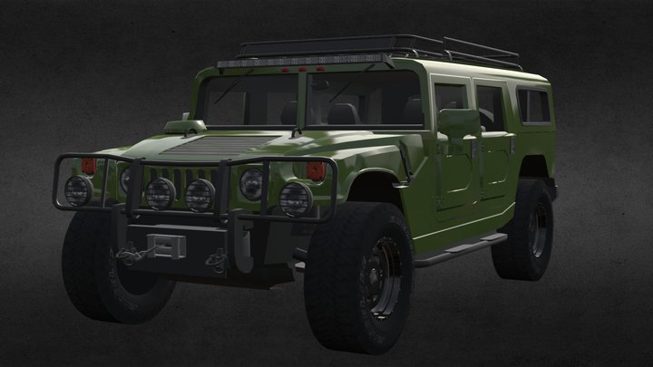 Hummer H1 3D Model