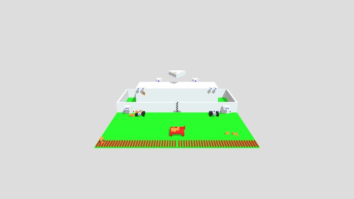 Super Octopus Land Base 3D Model