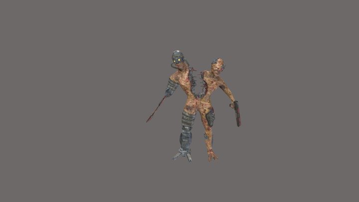 Cyber Monsters 2 3D Model