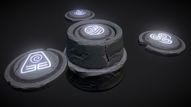 Talismans of the Elements 3D Model