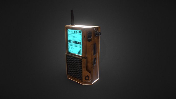 Radio 3D Model