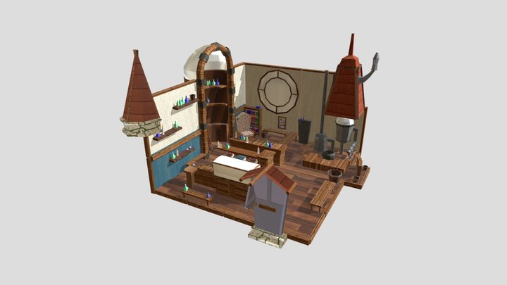 Witch_Hut_CA2 3D Model
