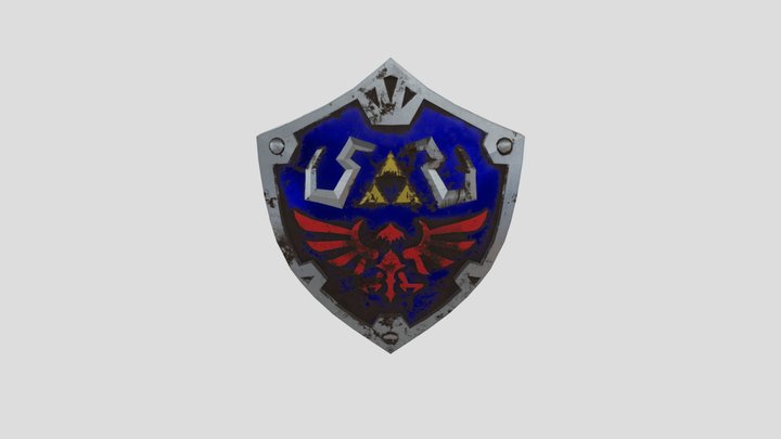 Hylian Shield 3D Model