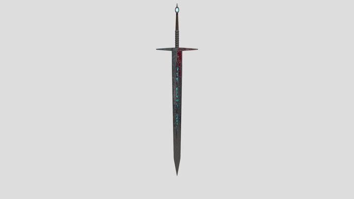 Runic Sword 3D Model
