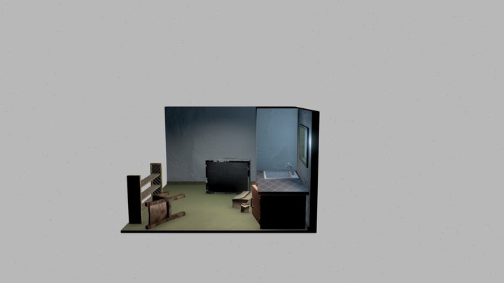 TexturingA1 Room Corner 3D Model