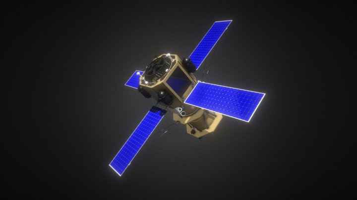Russian-Belarusian satellite RBKA 3D Model