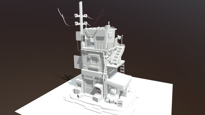 Computer Store 3D Model