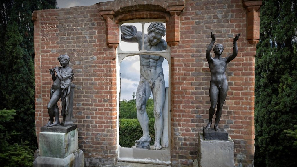 The formal garden at Hughenden