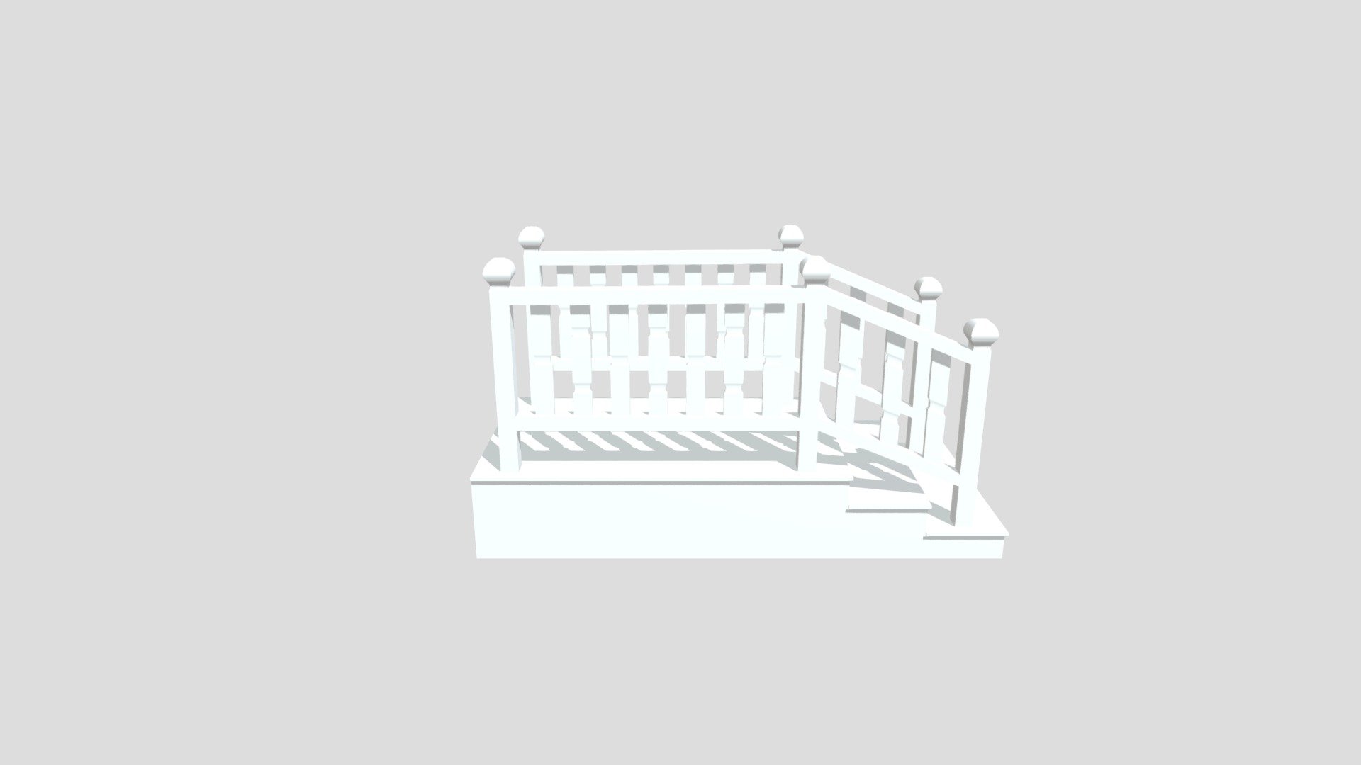 Railing with stairs