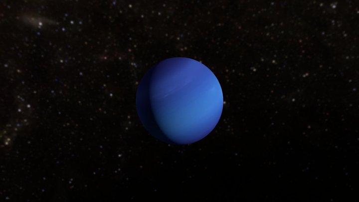 Planet Neptune 3D Model