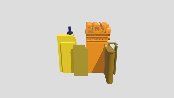 Fox That Got Away Logo Remake 3D Model