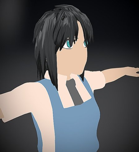 Anime Character 3D Model
