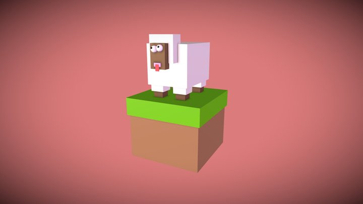 Silly Sheep 3D Model