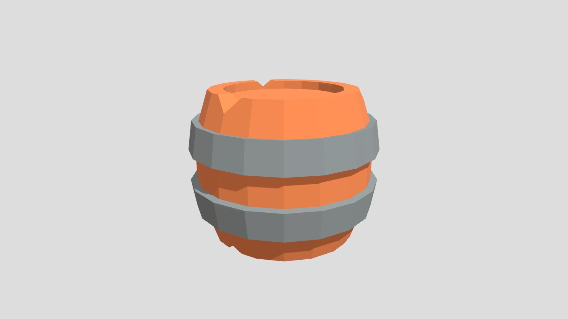Low Poly Barrel - Download Free 3D model by stickking2213 [e05d051 ...