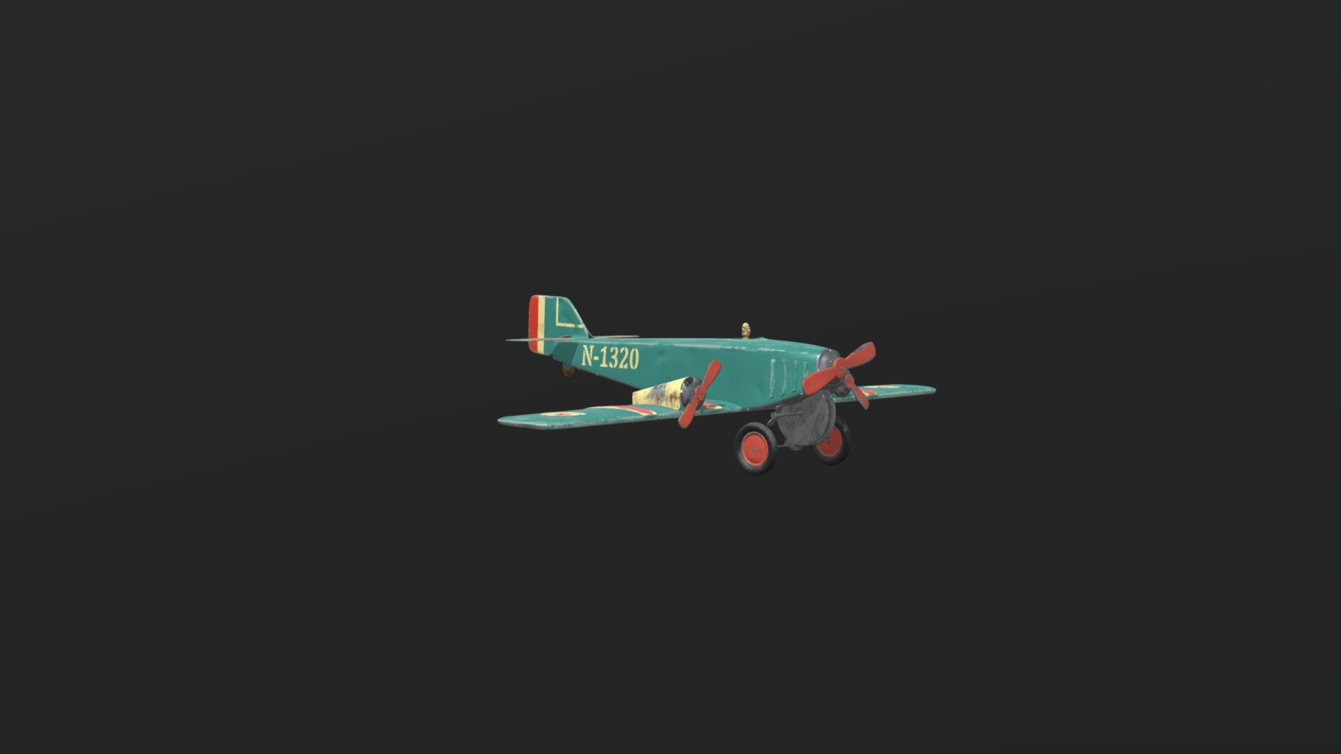 Vintage Airplane Toy
