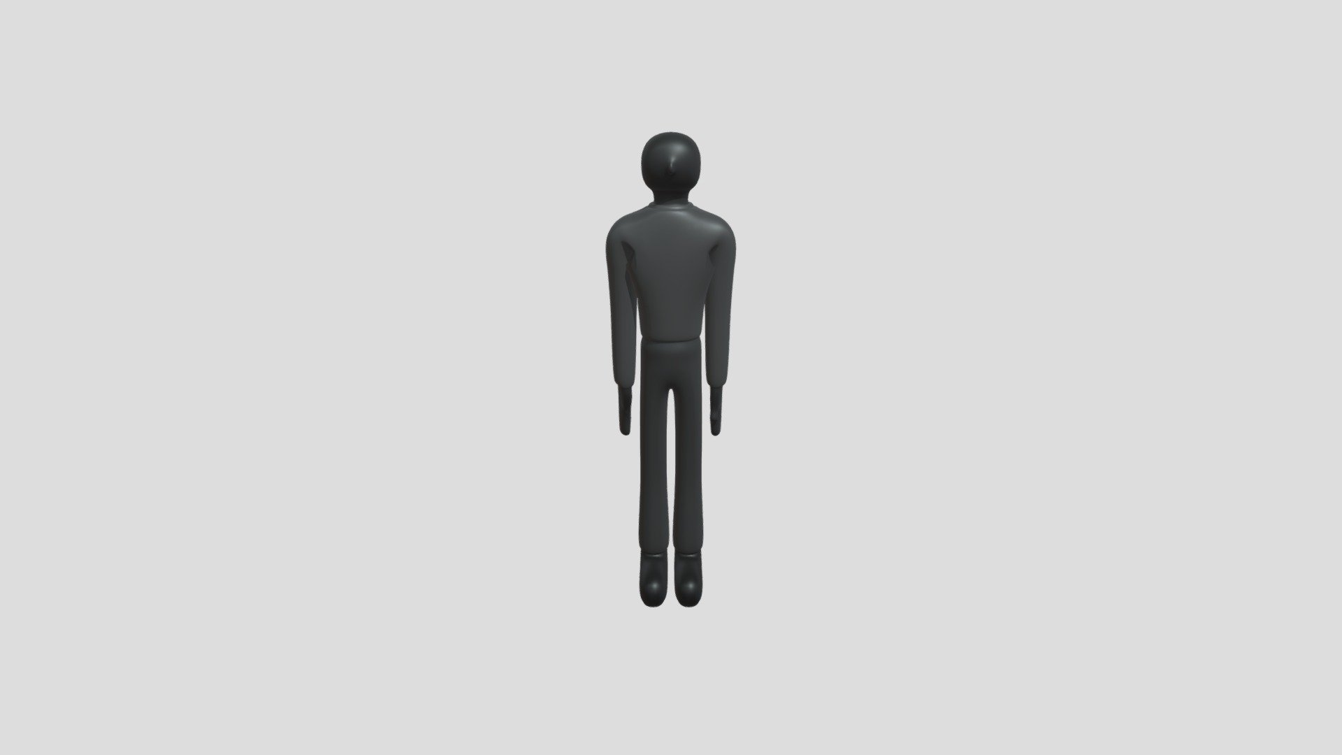 Pose Man For 3D Animation