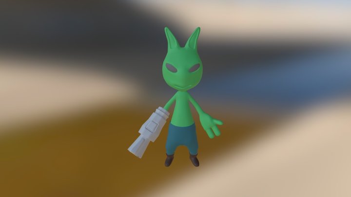 Mike Martian Ignacio Guijarro 3D Model